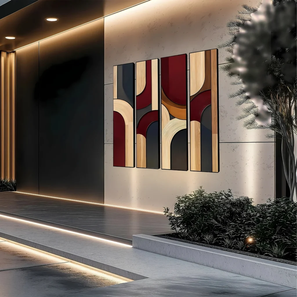 Symphony of Curves (4pcs)